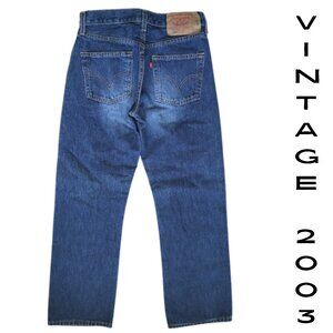 LEVI'S 501 Vintage Button Fly Jeans Men's 30x30 - Made in Guatemala May 2003